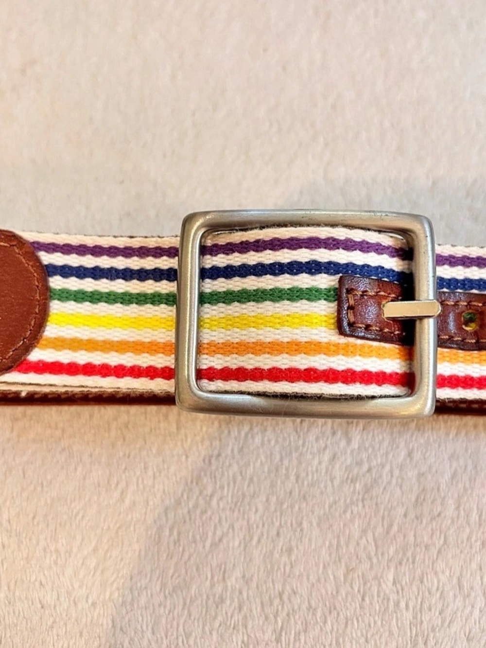 Vineyard Vines Reversible Pride Belt Reversible Striped Belt Size 30